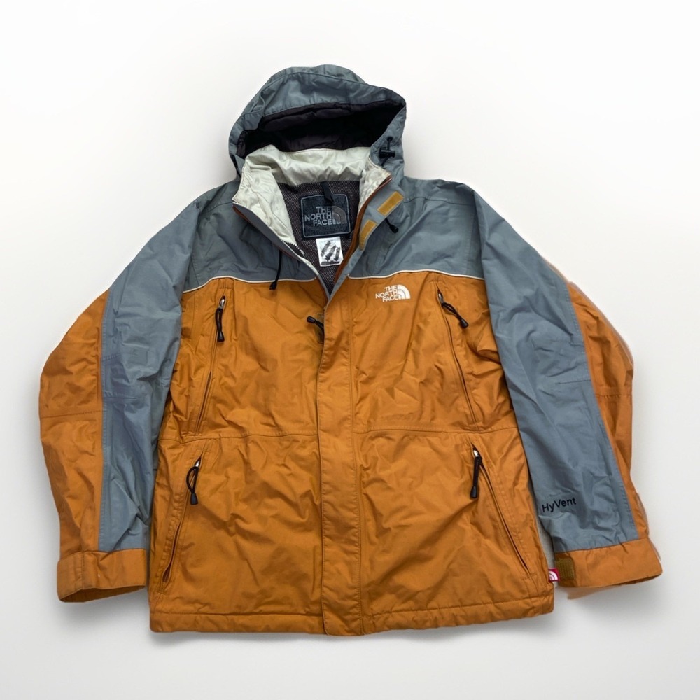 The‎ North Face Jacket Mens S Ski Snowboarding Hyvent Orange Gorpcore